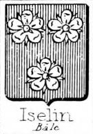 Iselin Coat of Arms / Family Crest 1