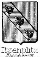 Itzenplitz Coat of Arms / Family Crest 1