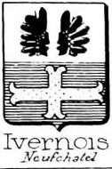 Ivernois Coat of Arms / Family Crest 2