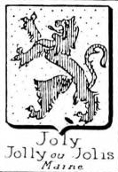 Joly Coat of Arms / Family Crest 1