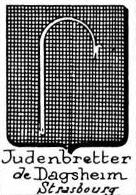 Judenbretter Coat of Arms / Family Crest 0