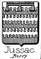 Jussac Coat of Arms / Family Crest 0