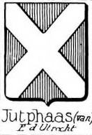 Jutphaas Coat of Arms / Family Crest 0
