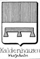 Kaldenhausen Coat of Arms / Family Crest 0