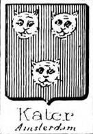Kater Coat of Arms / Family Crest 1