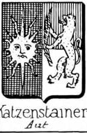 Katzenstainer Coat of Arms / Family Crest 0
