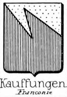 Kauffungen Coat of Arms / Family Crest 2