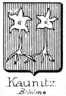 Kaunitz Coat of Arms / Family Crest 1