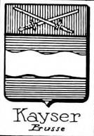 Kayser Coat of Arms / Family Crest 2