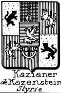 Kazianer Coat of Arms / Family Crest 1