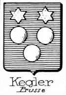 Kegler Coat of Arms / Family Crest 3