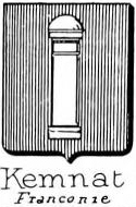 Kemnat Coat of Arms / Family Crest 3