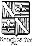 Kendlbacher Coat of Arms / Family Crest 1