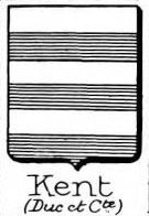 Kent Coat of Arms / Family Crest 1