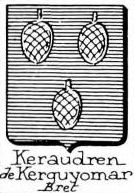 Keraudren Coat of Arms / Family Crest 1