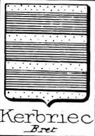 Kerbriec Coat of Arms / Family Crest 0