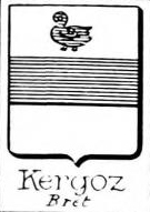 Kergoz Coat of Arms / Family Crest 0