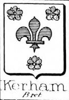 Kerham Coat of Arms / Family Crest 0