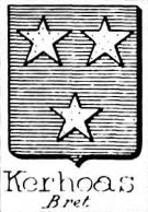 Kerhoas Coat of Arms / Family Crest 0