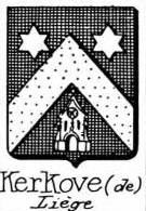 Kerkove Coat of Arms / Family Crest 0