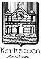 Kerksteen Coat of Arms / Family Crest 0
