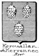 Kerouallan Coat of Arms / Family Crest 1