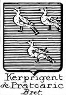 Kerprigent Coat of Arms / Family Crest 2
