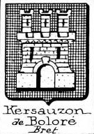 Kersauzon Coat of Arms / Family Crest 1