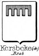 Kersbeke Coat of Arms / Family Crest 0