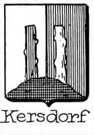 Kersdorf Coat of Arms / Family Crest 0