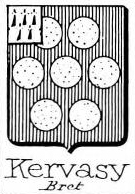 Kervasy Coat of Arms / Family Crest 0