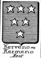 Kerveno Coat of Arms / Family Crest 1