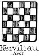Kervilliau Coat of Arms / Family Crest 1