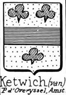 Ketwich Coat of Arms / Family Crest 0