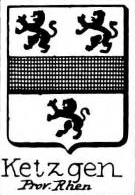 Ketzgen Coat of Arms / Family Crest 0