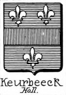 Keurbeeck Coat of Arms / Family Crest 0