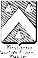 Keytjens Coat of Arms / Family Crest 0