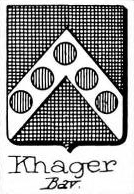 Khager Coat of Arms / Family Crest 0