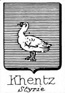 Khentz Coat of Arms / Family Crest 0