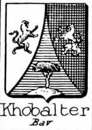 Khobalter Coat of Arms / Family Crest 0