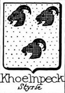 Khoelnpeck Coat of Arms / Family Crest 0