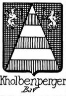 Kholbenperger Coat of Arms / Family Crest 0
