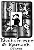 Kholhammer Coat of Arms / Family Crest 0