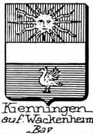 Kienningen Coat of Arms / Family Crest 0
