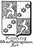 Kiesling Coat of Arms / Family Crest 1