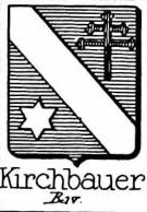 Kirchbauer Coat of Arms / Family Crest 1