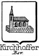 Kirchhoffer Coat of Arms / Family Crest 2