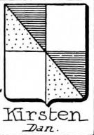Kirsten Coat of Arms / Family Crest 1