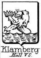 Klamberg Coat of Arms / Family Crest 0