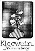Kleewein Coat of Arms / Family Crest 1
